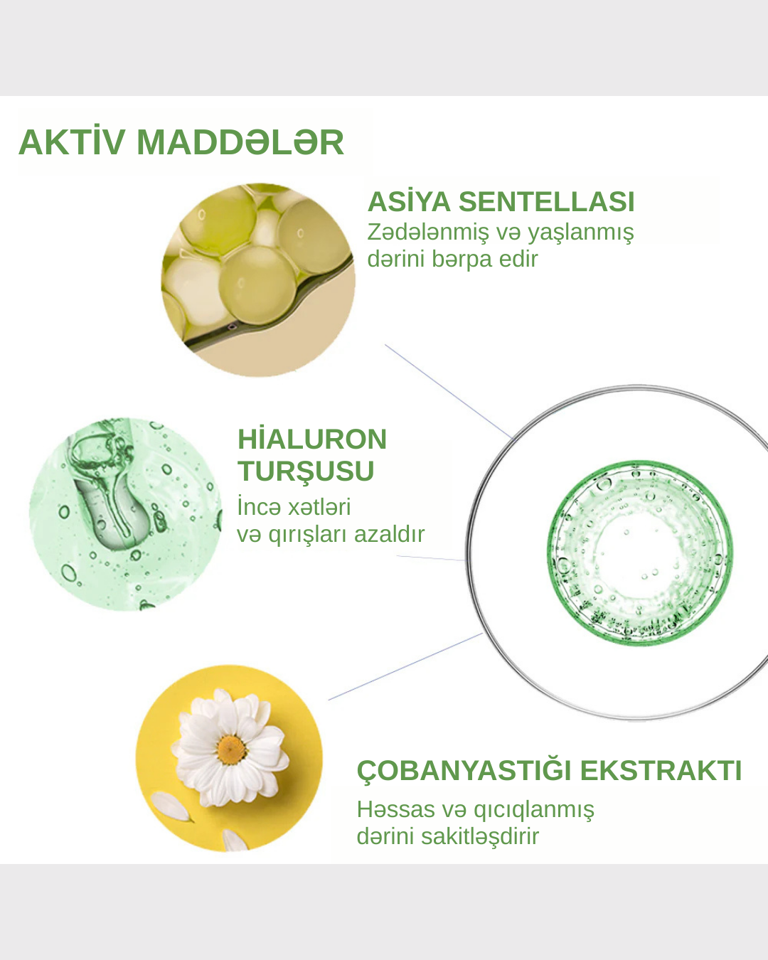 Cica Soothing Mask (Problemli Dərilər üçün Sakitləşdiri Üz Maskası)